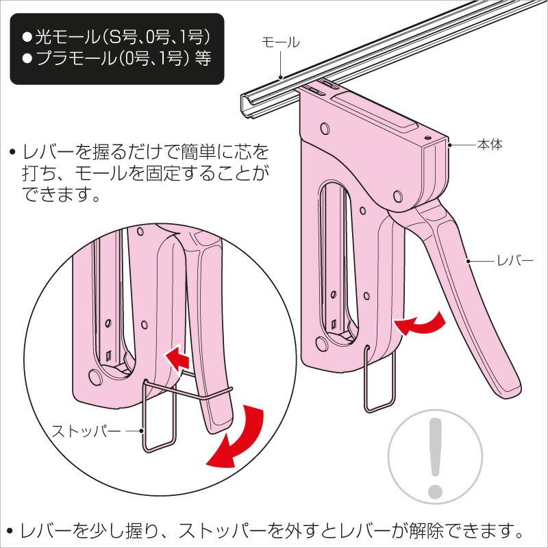 未来工業 モール固定用タッカー モールトメール HMT-1 爆買 : 電材と