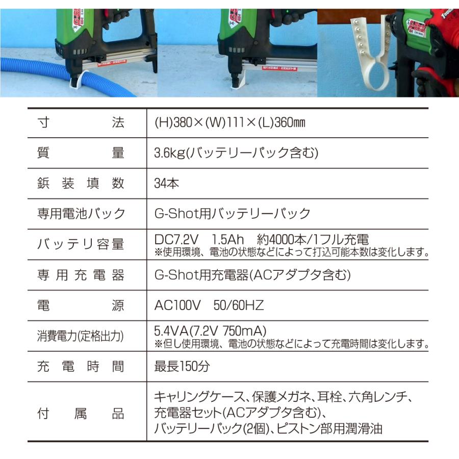 未来工業 未来工業/MIRAI ガス式鋲打機 GG-1 「G-Shot」 BANG!と一発で 