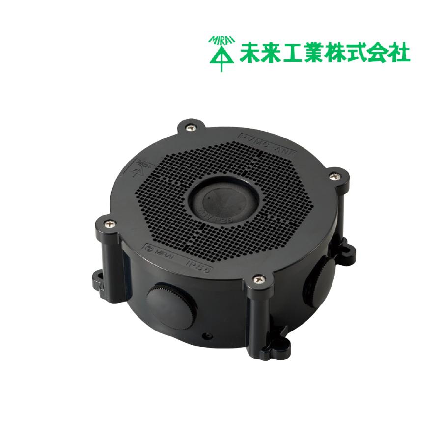 未来工業 PVMC-ANFK 1個 防犯カメラ取付丸ボックス ブラック 未来工業 PVMC-ANFK 1個 防犯カメラ取付丸ボックス ブラック