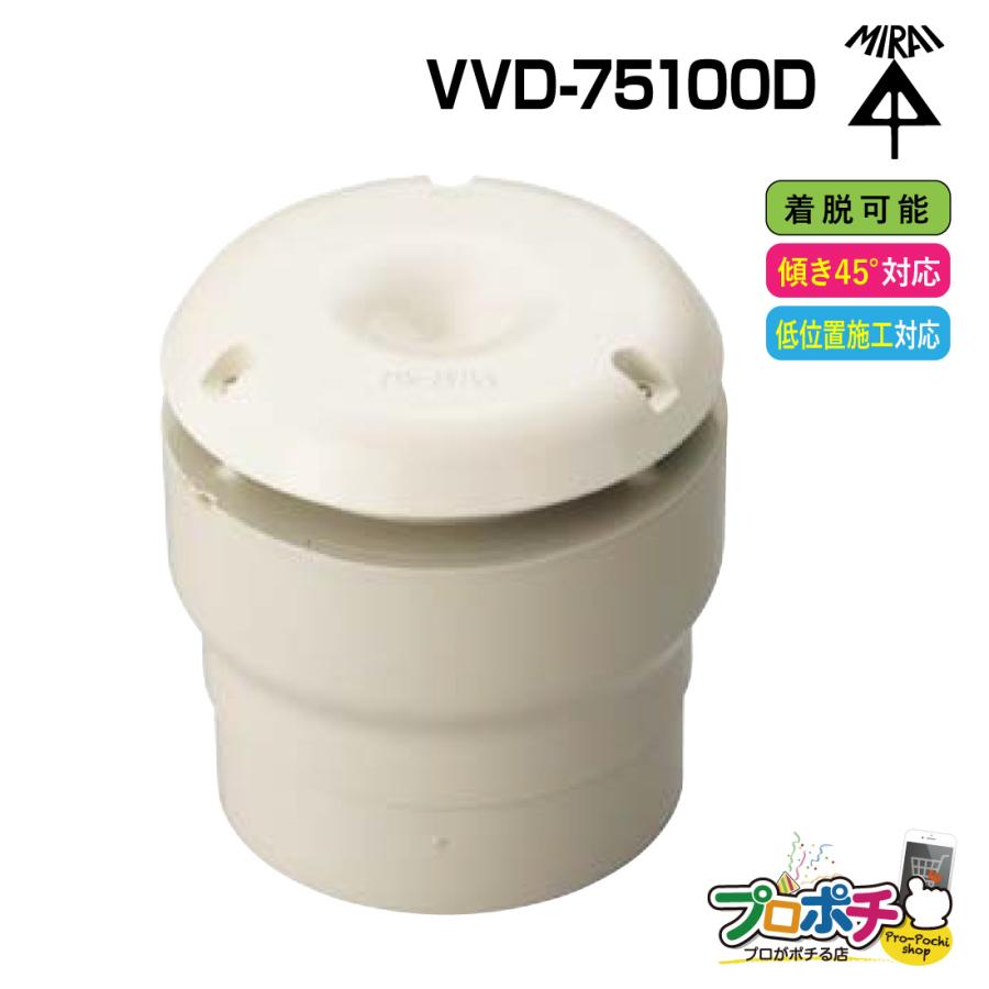 未来工業 在庫有 VVD-75100D 通気スイスイ (接着タイプ・大型) 脱着