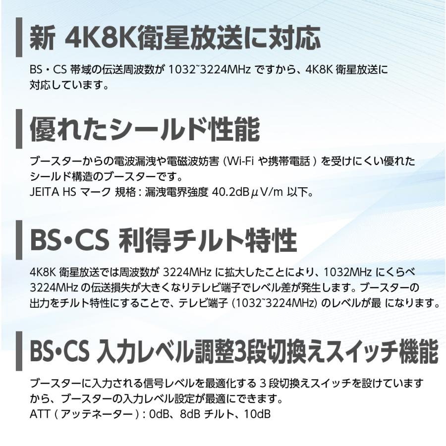 マスプロ 【P10倍】マスプロ電工/MASPRO UHF・BS・CSブースター マスプロ 【P10倍】マスプロ電工/MASPRO UHF・BS・CSブースター
