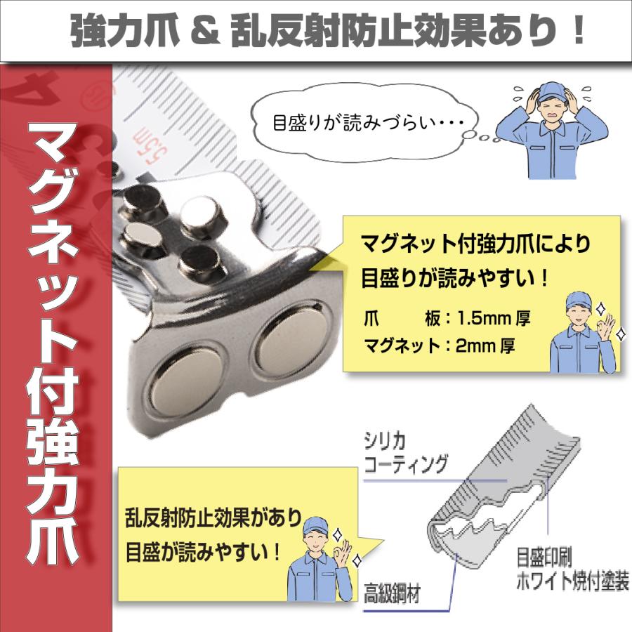 MARVEL JBM-2555HPG ホルダー付PGメジャー 25mm×5.5m マーベル : 電材