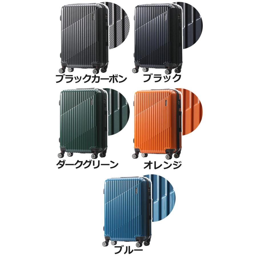 Ace（エース） スーツケース クレスタ ハードケース 拡張 キャリー