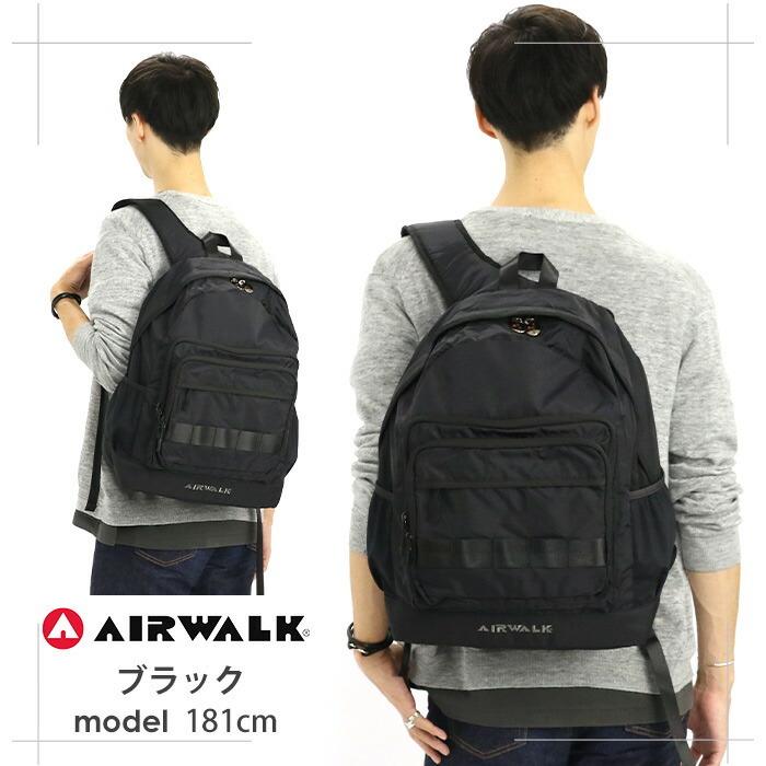 リュックサック AIRWALK エアウォーク 31L 大容量 リュック バックパック デイパック バッグ メンズ レディース ユニセックス 通勤 通学 刺繍ロゴ｜pro-shop｜14