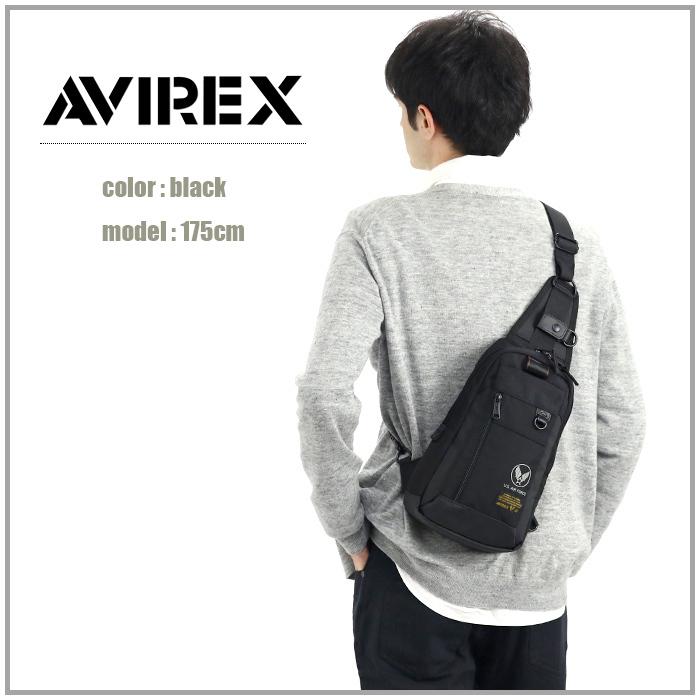AVIREX（アヴィレックス） ボディバッグ メンズ レディース 男女兼用