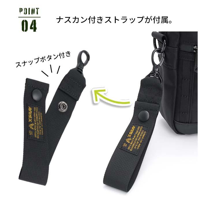 AVIREX（アヴィレックス） ショルダーバッグ 斜めがけ 肩掛け クラッチ