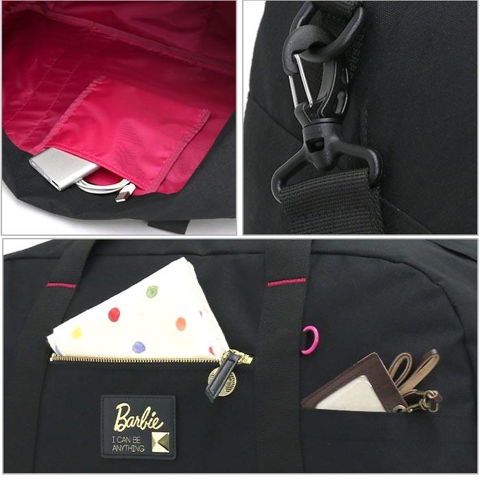 Barbie（バービー） ボストン アッシュ ボストンバッグ 40L 2way 1泊 2
