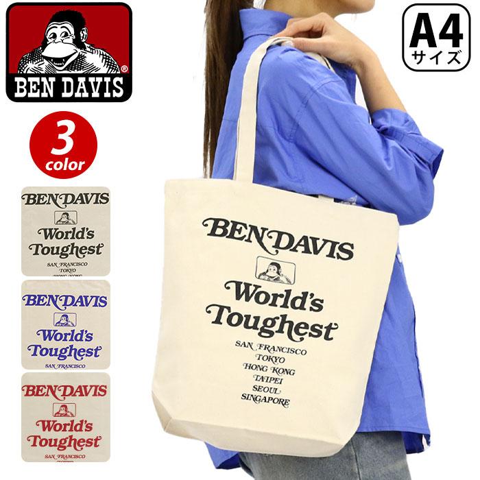 BEN DAVIS（ベンデイビス） トートバッグ オーガニック キャンバス 