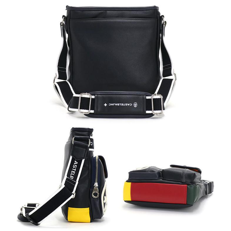 美品 カステルバジャック ショルダーバッグ ドミネ ブラック 横型ショルダーバッグ<ドミネ> | カステルバジャック