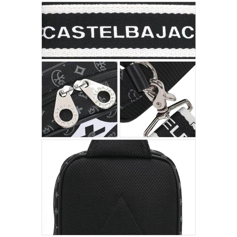CASTELBAJAC ブラック ボディバッグ CASTELBAJAC ボディバッグ カステルバジャック メンズ