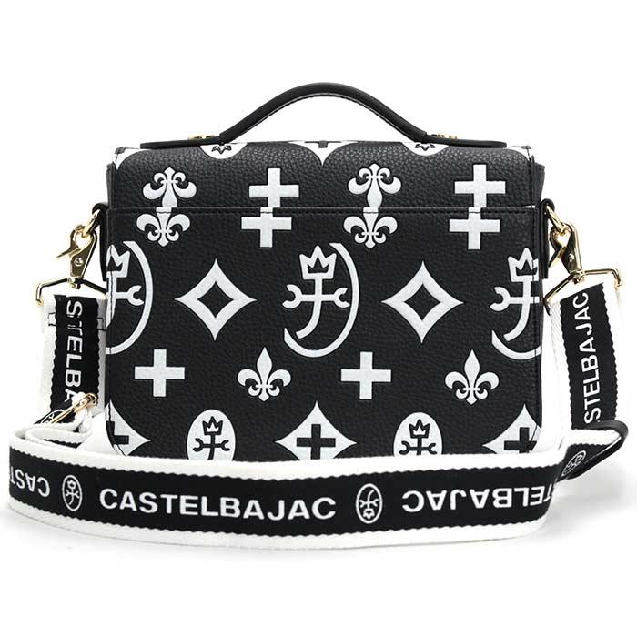 CASTELBAJAC ショルダーバッグ ブラック/ホワイト CASTELBAJAC カステルバジャック ショルダーバッグ メンズ