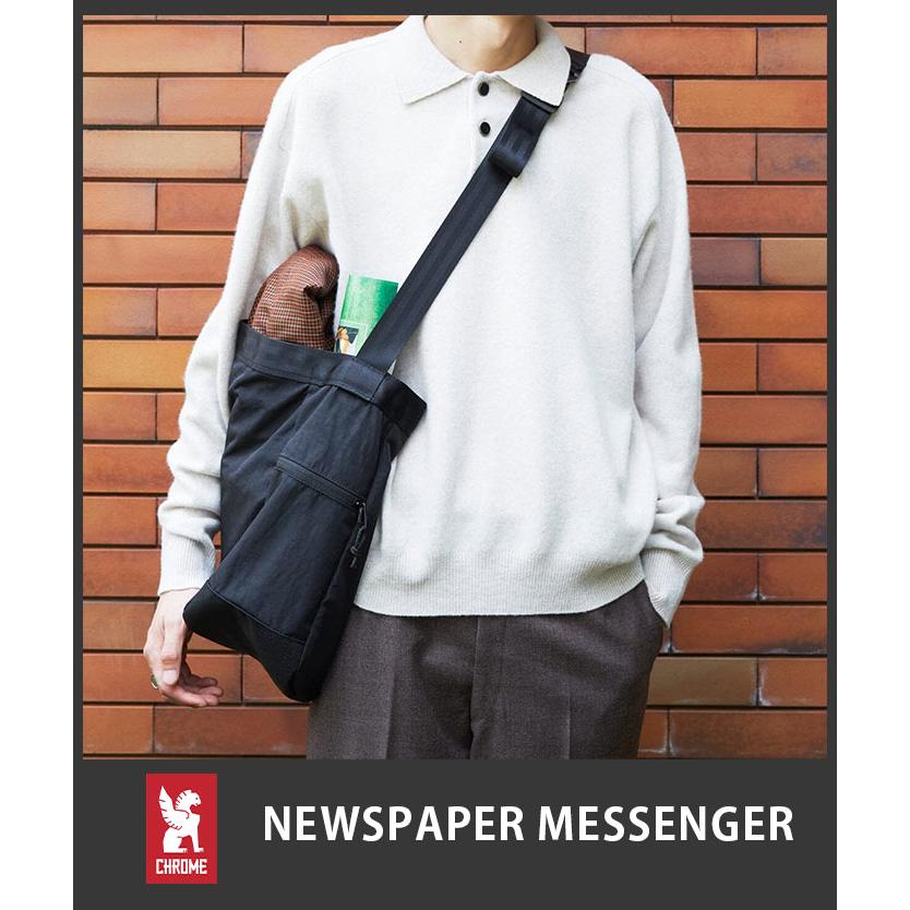 ≪SALE 10％OFF≫ ショルダーバッグ CHROME INDUSTRIES クロームインダストリーズ ニュースペーパーメッセンジャー メンズ レディース B4 JP197_10