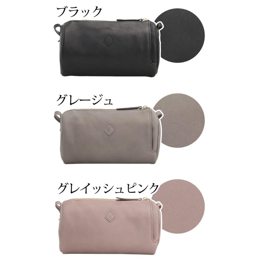 クレドラン CLEDRAN ショルダーバッグ ミニ レディース 本革 牛革 レザー 日本製 正規品 筒型 肩掛け ヨコ型 マット サブバッグ 旅行 女性 おしゃれ CLEDRAN（クレドラン） 【SALE 10％OFF】 ショルダーバッグ ミニ