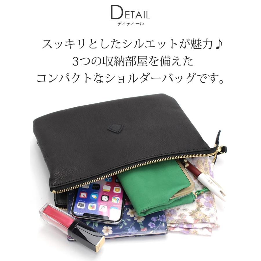 CLEDRAN（クレドラン） ショルダーバッグ 本革 牛革 レディース 女性