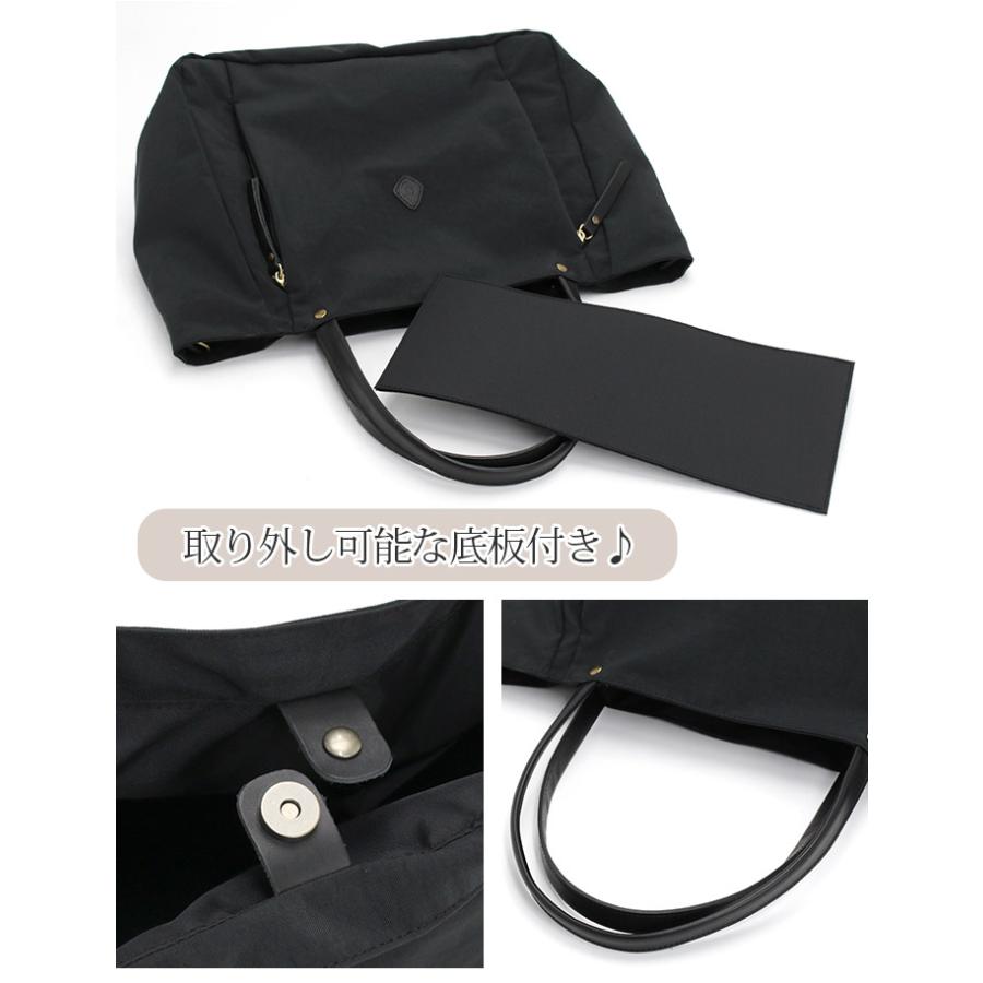 CLEDRAN クレドラン トートバッグ ショルダーバッグ レディース 日本製 2way 手持ち 肩掛け A4 LALI 2WAY FRONT POCKET TOTE ラリ ブラック A4 高級感