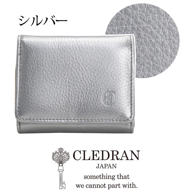 CLEDRAN（クレドラン） 三つ折り財布 折りたたみ ウォレット 日本製