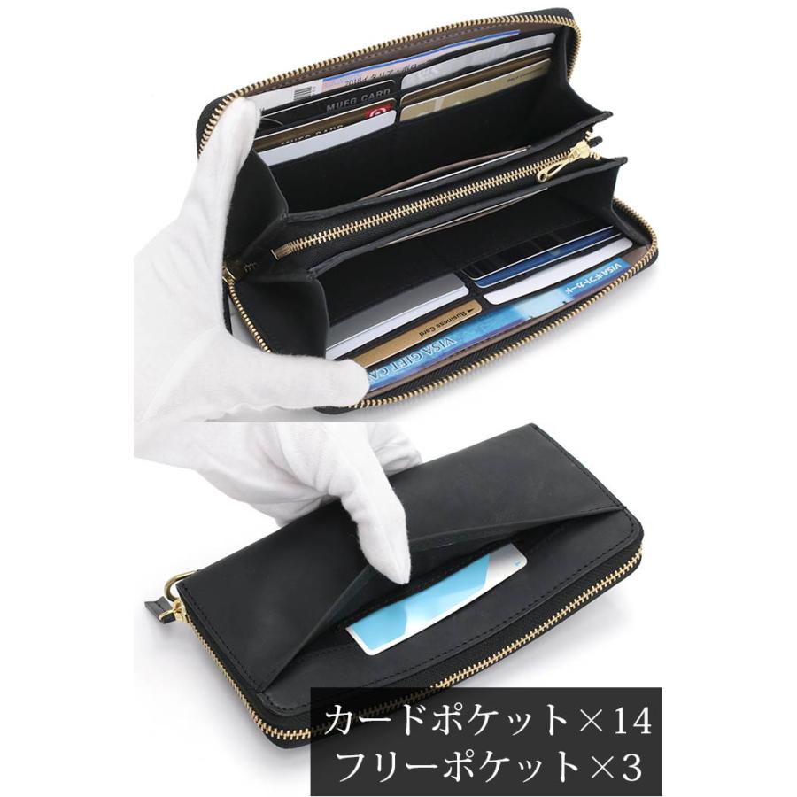 Creed(ファッション) クリード Creed UDUK ウドゥク 長財布 ラウンド
