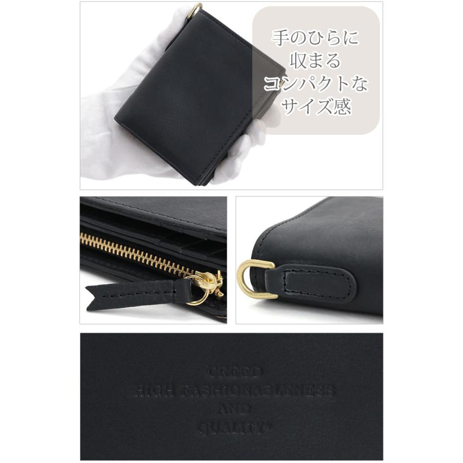 Creed(ファッション) ≪ノベルティ付≫ 財布 クリード 二つ折り Creed