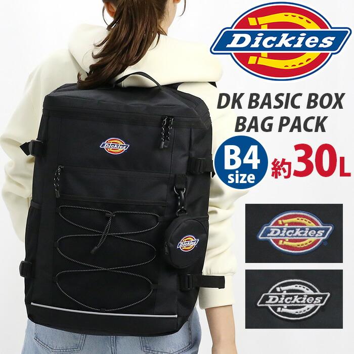 Dickies（ディッキーズ） リュックサック スクエア ロゴ刺繍 ポーチ付