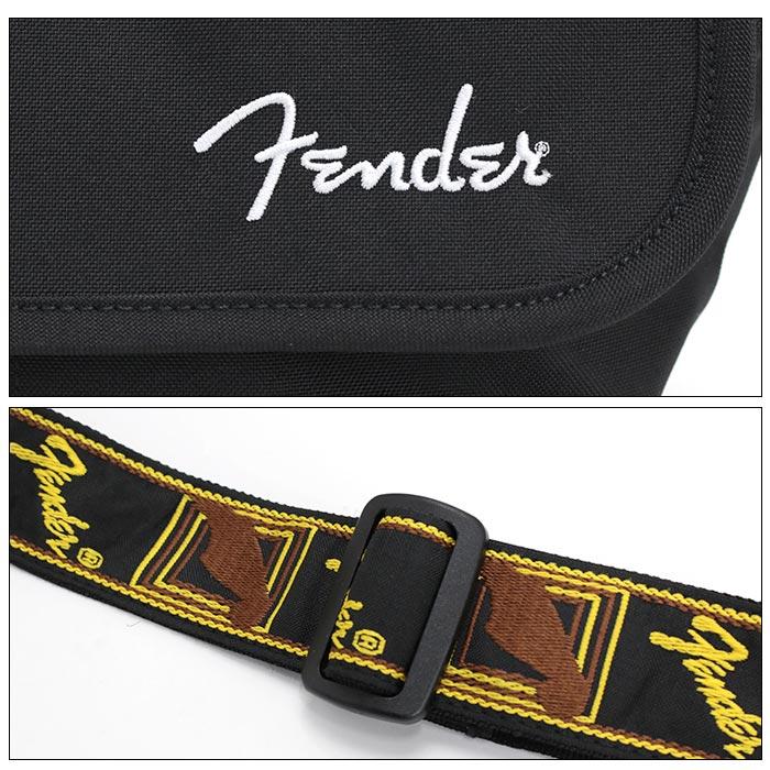 Fender（フェンダー） ショルダーバッグ ギター メンズ フラップ S