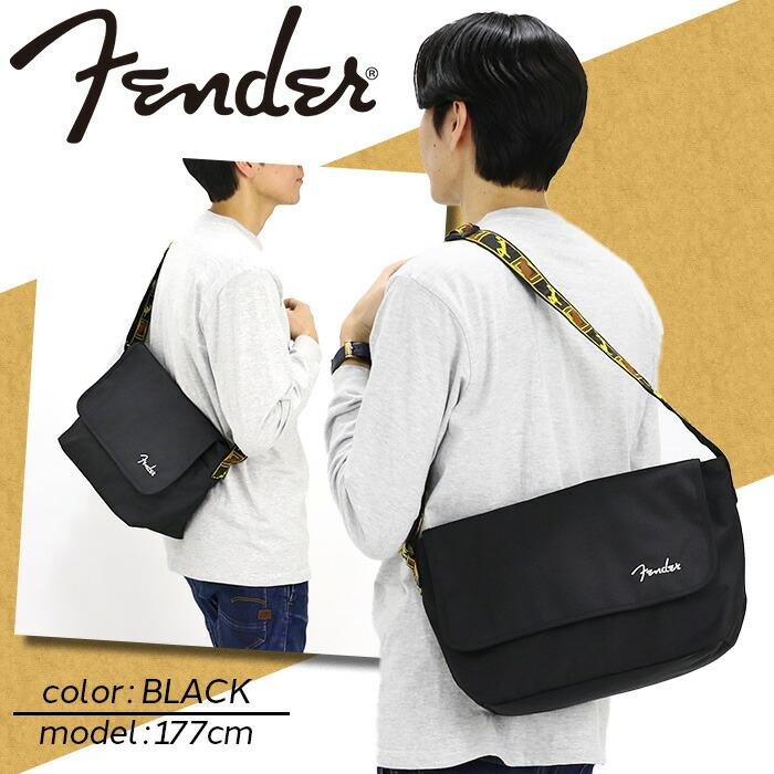 Fender（フェンダー） ショルダーバッグ ギター メンズ フラップ L