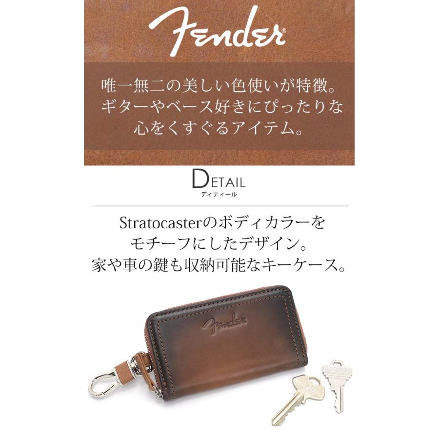 Fender（フェンダー） キーケース ラウンドファスナー Stratocaster