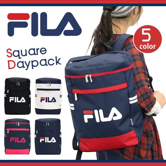 Fila フィラ スクエア リュック スターリッシュ デイパック リュックサック バックパック メンズ レディース ブランド スポーツ 旅行 レジャー アウトドア Fila 026 バッグとスーツケースのビアッジョ 通販 Yahoo ショッピング