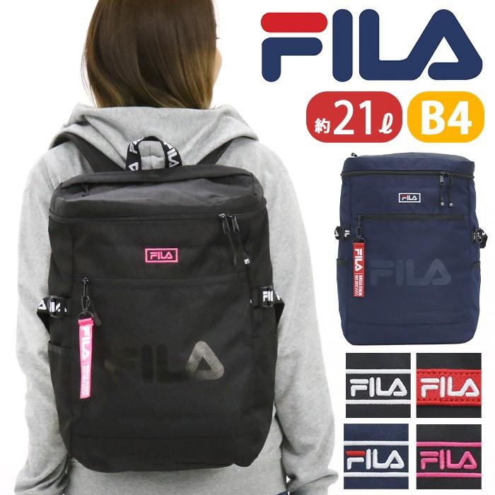リュック Fila フィラ スクエア デイパック 21l バックパック リュックサック レディース メンズ ブランド 旅行 レジャー アウトドア スポーツ B4 ロゴ Fila 059 バッグとスーツケースのビアッジョ 通販 Yahoo ショッピング