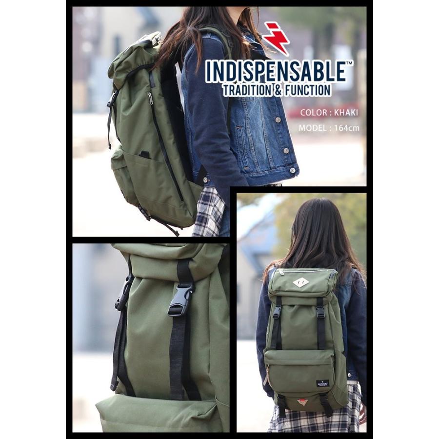 新品INDISPENSABLE【インディスペンサブル】バックアップリュック INDISPENSABLE インディスペンサブル リュックサック バック