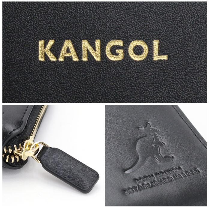 KANGOL（カンゴール） 二つ折財布 ラウンドファスナー ウォレット