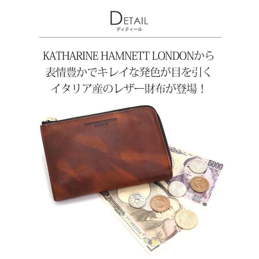 二つ折り財布 メンズ レディース KATHARINE HAMNETT LONDON キャサリン 