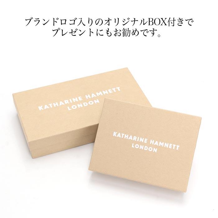 キャサリンハムネット カードケース 白 ホワイト レディース メンズ KATHARINE HAMNETT LONDON KATHARINE HAMNETT（キャサリンハムネット） カードケース 白 ホワイト