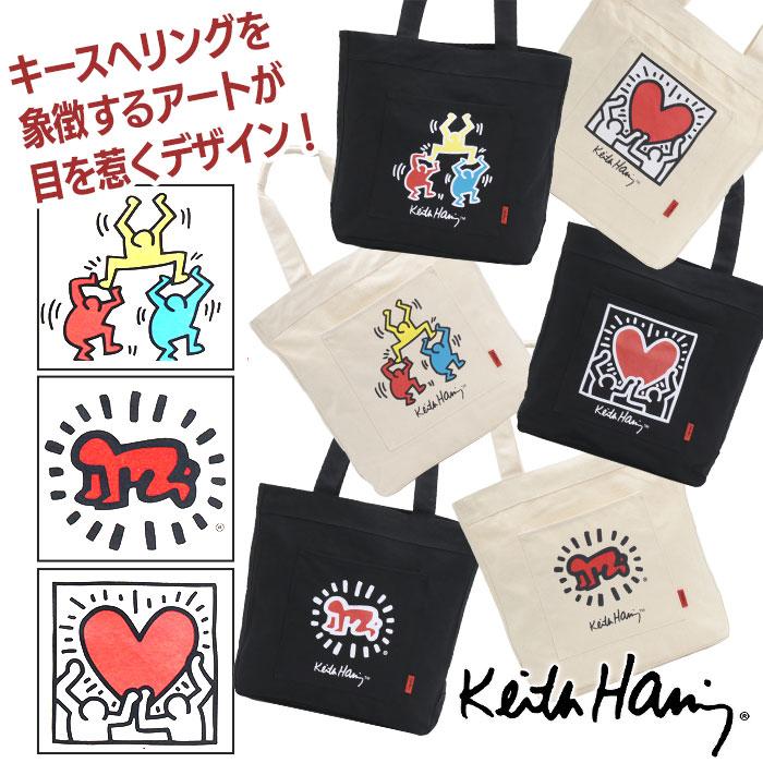 トートバッグ Keith Haring キースへリング コットンキャンバス トート バッグ かばん 手提げ 手持ち A4 大きめ レディース メンズ｜pro-shop｜07