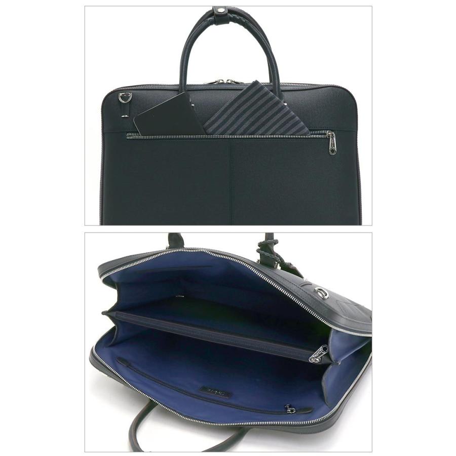 Kiefer neu　キーファーノイ　トートバッグ　レザー　ネイビー　ショルダー Kiefer neu キーファーノイ トートバッグ レザー ネイビー