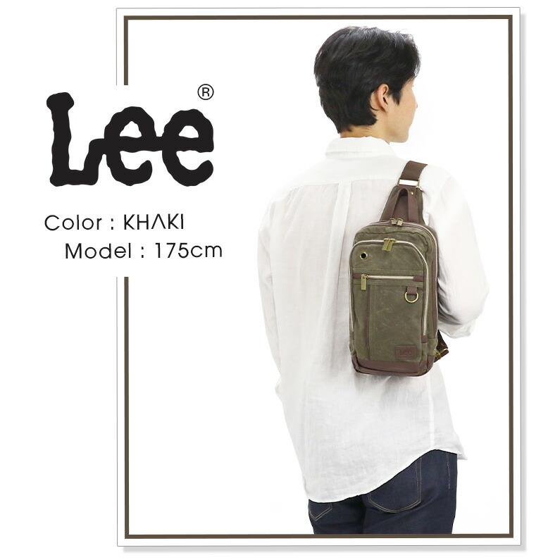 Lee（リー） ボディバッグ ワンショルダー 斜め掛け 肩掛け メンズ
