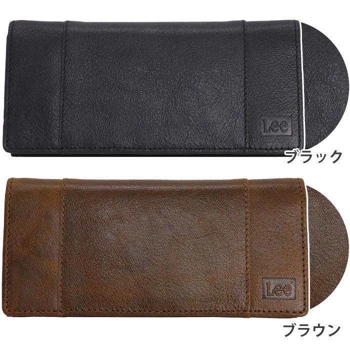 Lee（リー） 長財布 財布 cross 束入れ かぶせ 本革 レザー ウォレット