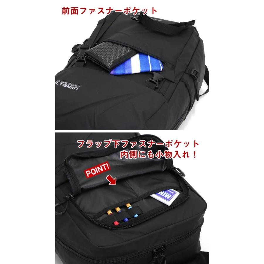 LINNELL'S バックパック ブラック MICHAEL LINNELL（マイケルリンネル） リュック MICHAEL LINNELL'S