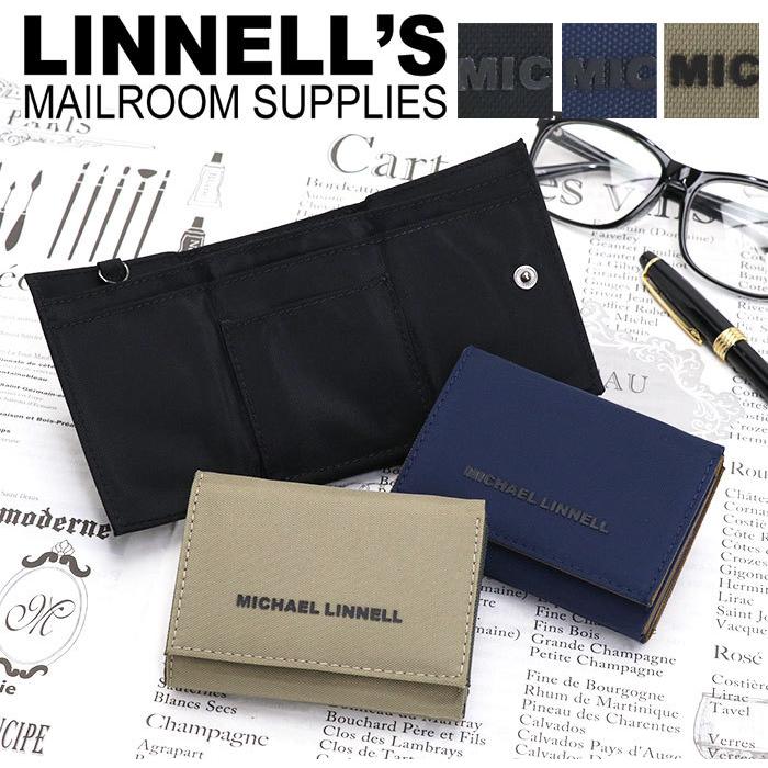 【新品】 MICHAEL三つ折り財布 MICHAEL LINNELL（マイケルリンネル） Trifold Wallet 三つ折り財布