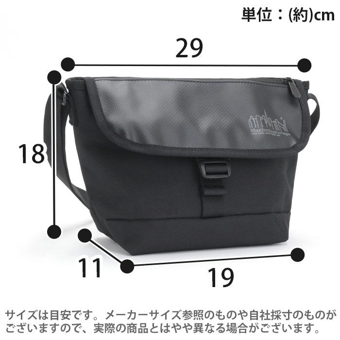 ManhattanPortage マンハッタンポーテージ ショルダーバッグ メッセンジャーバッグ メンズ レディース MP1603FZPDHPWP フラップ カバン ブラック 黒_4