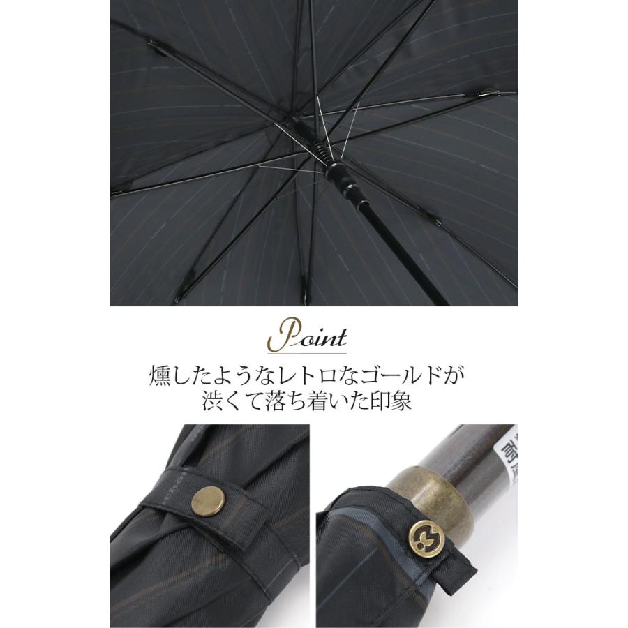 mila schon（ミラショーン） 傘 長傘 雨傘 メンズ ワンタッチ ジャンプ