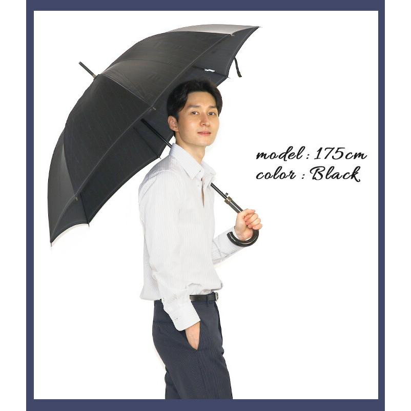 mila schon（ミラショーン） 傘 長傘 雨傘 メンズ ワンタッチ ジャンプ