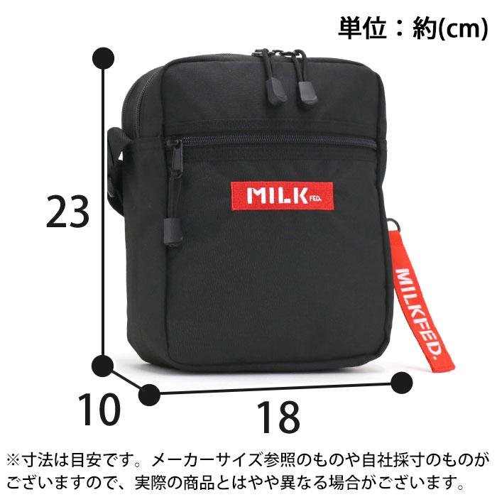 MILKFED. ショルダーバッグ ミルクフェド MILK FED. 斜め掛け 肩掛け 