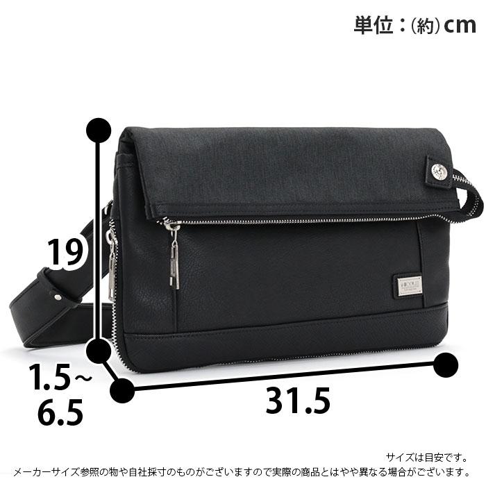 NICOLE（ニコル） ショルダーバッグ フラップ クラッチバッグ メンズ