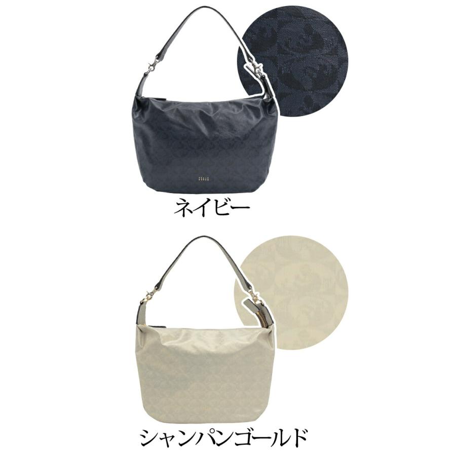【10％OFFクーポン】 ショルダーバッグ ペレボルサ PELLE BORSA Alive ムーン型 2way 斜め掛け 肩掛け モノグラム 合皮 A5 レディース ギフト プレゼントの画像