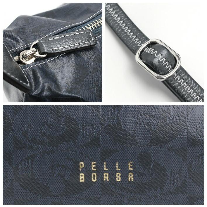 【10％OFFクーポン】 ショルダーバッグ ペレボルサ PELLE BORSA Alive ムーン型 2way 斜め掛け 肩掛け モノグラム 合皮 A5 レディース ギフト プレゼントの画像