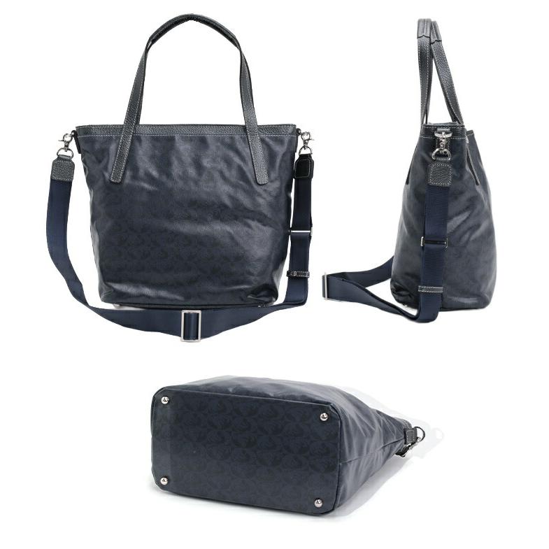 【10％OFFクーポン】 トートバッグ ペレボルサ PELLE BORSA Alive アライブ ミドルサイズ 2way ショルダー モノグラム 合皮 A5 4430 斜め掛け ギフト プレゼントの画像