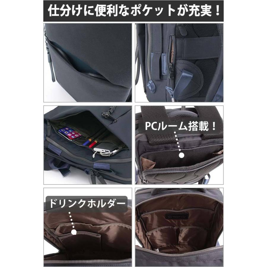 P.I.D ビジネスリュック メンズ ピーアイディー ノーヴェ 2way