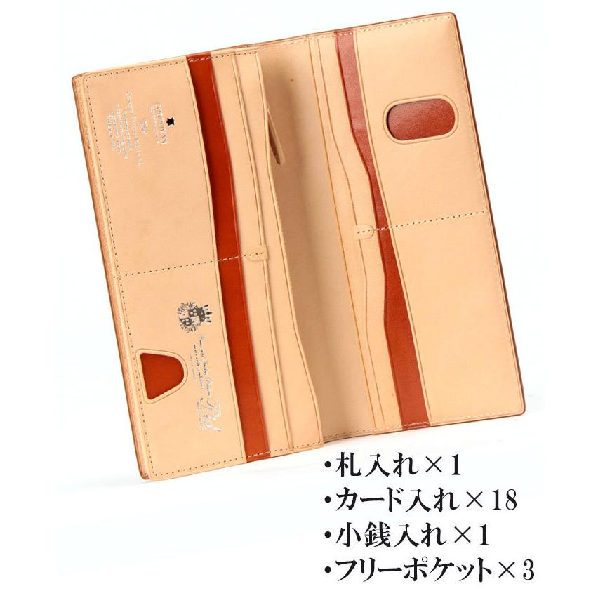P.I.D 財布 メンズ ピーアイディー ロングウォレット 長財布 コード