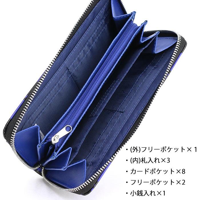 PLAYBOY（プレイボーイ） 長財布 財布 フラッグチェック ラウンド