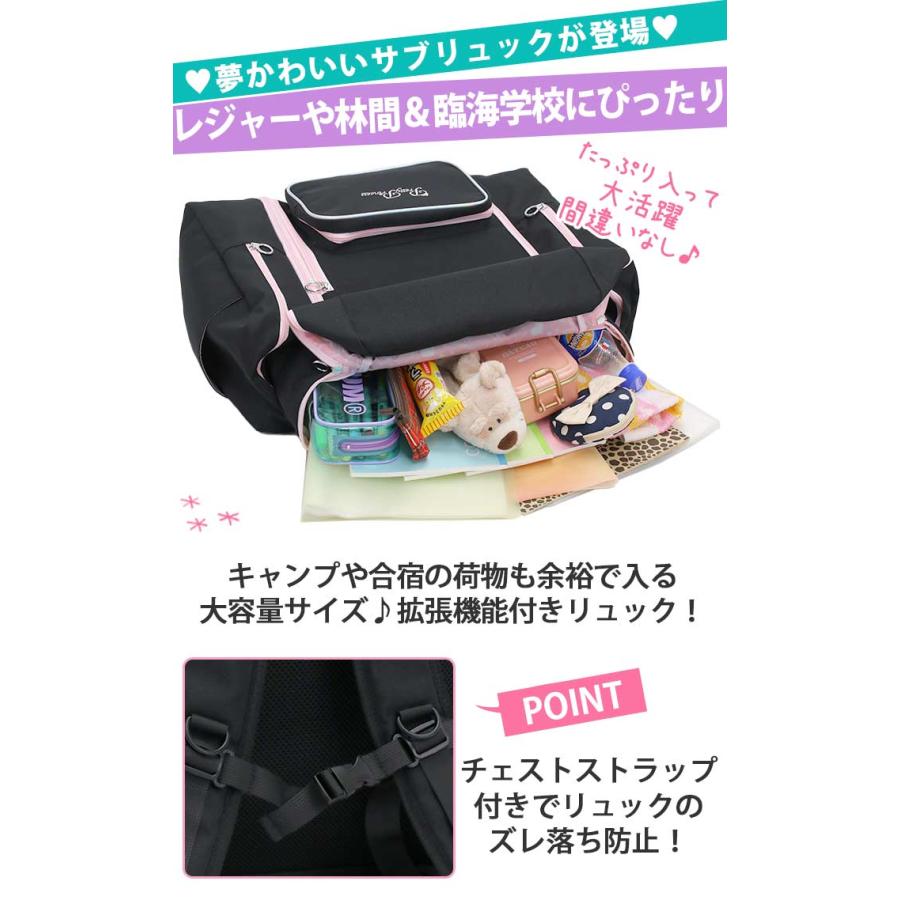 サブリュック リュック プリティプリンセス Pretty Princess 大容量